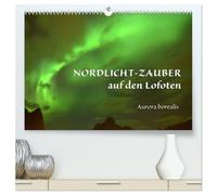 Nordlicht-Zauber auf den Lofoten. Aurora borealis (hochwertiger Premium Wandkalender 2026 DIN A2 quer), Kunstdruck in Hochglanz: Nordlichter - faszinierend, mystisch, atemberaubend