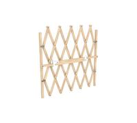 Nordlinger Barriera Press'fix a pressione estensibile in legno grezzo, 65-104 x 83 cm