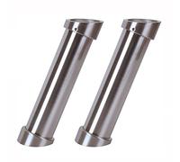 Nordlinger Pro 780033 2 supporti snack rotondi LUX finitura in acciaio inox, normale