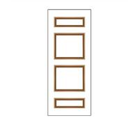 Nordlinger Pro 790512 Kit Modanatura Porta, Marrone