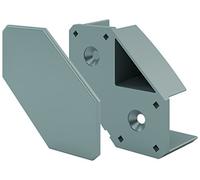 nordlinger Pro 9761 Scatola di 20 equerres di assemblaggio Cubix 18 mm Grigio