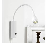 Nordlux Applique a LED Mento con braccio flessibile, bianco Nordlux