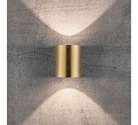 Nordlux Applique da esterni LED Canto 2, 10 cm, ottone Nordlux