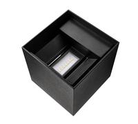 Nordlux Applique da esterni LED Milda kubi, nera, up/down, alluminio Nordlux