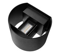 Nordlux Applique da esterni LED Milda, nera, up/down, alluminio Nordlux