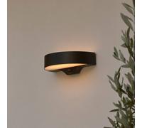 Nordlux Applique da esterni LED Monay Round, nera, IP44 Nordlux