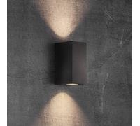 Nordlux Applique da esterno Canto Maxi Kubi 2 Seaside, nero GU10 17 cm 49731203