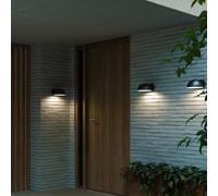 Nordlux Applique da esterno Clarso, plastica, nero Nordlux