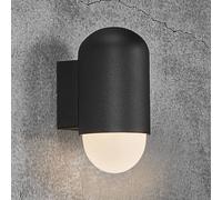 Nordlux Applique da esterno Heka, nero, alluminio, altezza 21,6 cm Nordlux