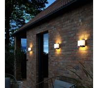 Nordlux Applique da esterno LED e solare Piola, in plastica, con sensore Nordlux