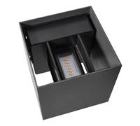 Nordlux Applique da esterno LED Milda kubi, antracite, up/down, alluminio Nordlux