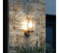 Nordlux Applique da esterno Linton, ottone, altezza 30 cm, IP54 Nordlux