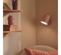 Nordlux Applique Gaston con cavo e spina, metallo, rosé Nordlux