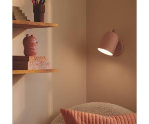 Nordlux Applique Gaston con cavo e spina, metallo, rosé Nordlux