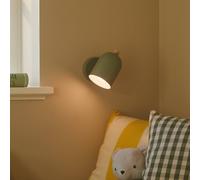 Nordlux Applique Gaston con cavo e spina, metallo, verde Nordlux