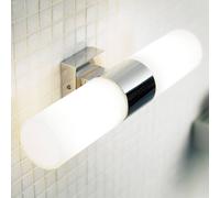 Nordlux Applique Target, colore cromo, a 2 luci, IP44 17141029