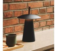 Nordlux Ara To-Go Lampada da tavolo LED, alluminio, nero Nordlux