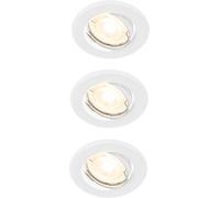 Nordlux Canis lampada da incasso 3x4.7 W bianco 49330101