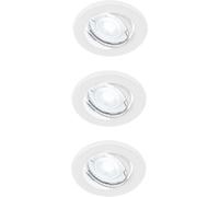 Nordlux Canis lampada da incasso 3x4.7 W bianco 49390101