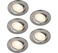 Nordlux Canis lampada da incasso 5x3.1 W nichel 49310155