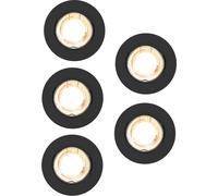 Nordlux Canis lampada da incasso 5x4.7 W nero 49750103