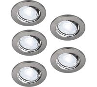 Nordlux Canis lampada da incasso 5x4.7 W nichel 49760155