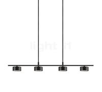 Nordlux Clyde Lampada a sospensione LED 4 fuochi - lineare, nero