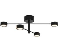 Nordlux Clyde lampada da soffitto 4x16 W nero 2412260103