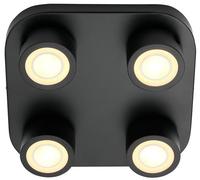 Nordlux Clyde lampada da soffitto 4x3.5 W nero 2412256003