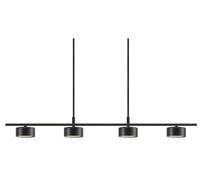 Nordlux Clyde lampada sospesa 4x5 W nero 2512783003