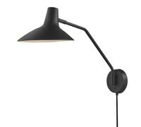 Nordlux Darci lampada da parete 1x25 W nero 2120551003