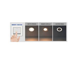 Nordlux Downlight LED Clyde, luce bianco caldo, Ø 8 cm Nordlux