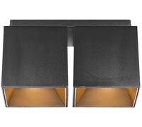 Nordlux Ethan lampada da soffitto 2x50 W nero 2110410103