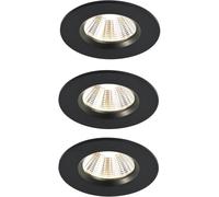 Nordlux Fremont lampada da incasso 3x4.5 W nero 2310056003