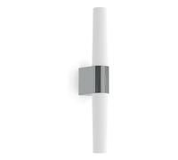 Nordlux Helva Double Wandleuchte, 9,5 Watt, 900lm, 3000K, IP44, Chrom (2015321033)