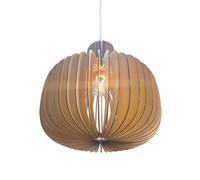 Nordlux Lampada a sospensione Hazo, Ø 43 cm, colore naturale, legno 2512053014