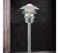 Nordlux lampada da terra Vejers, acciaio zincato a fuoco 25118031