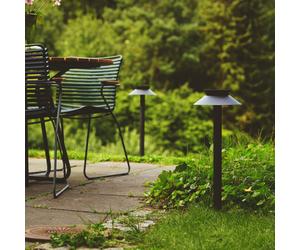 Nordlux Lampione a LED Justina, rilevatore di movimento, nero Nordlux