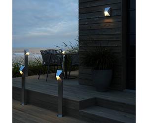 Nordlux Lampione Pontio Garden altezza 85 cm, zincato Nordlux