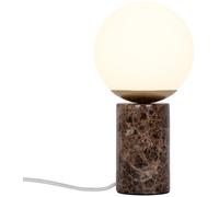 Nordlux Lilly Lampada da tavolo, marmo marrone