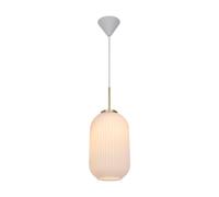 Nordlux Milford 2.0 Lampada a sospensione, ottone/opale
