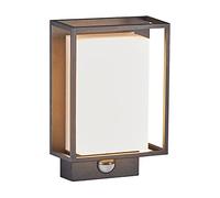 Nordlux Nestor Sensor Wandleuchte, 8 Watt, 550lm, 2700K, IP44, Schwarz (49051503)