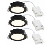 Nordlux Olea lampada da incasso 1x4.4 W nero 2510400103