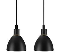 Nordlux Pendelleuchte Ray 2 x 40 W schwarz