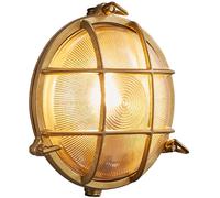 Nordlux Polperro lampada da parete per esterni 1x12.5 W ottone 49021035