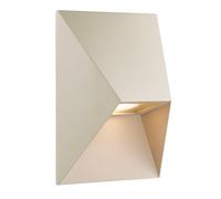 Nordlux Applique da esterni Pontio 15 angolare, sabbia Nordlux