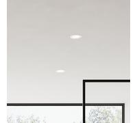 Nordlux Faretto da soffitto a incasso a LED Rosalee, bianco, IP65, interruttore CCT Nordlux