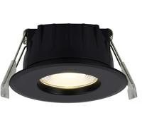 Nordlux Faretto da soffitto a incasso Rosalee, nero, IP65, interruttore CCT Nordlux