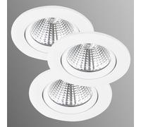 Nordlux Spot LED incasso Freemont 2.700K 3x, bianco Nordlux
