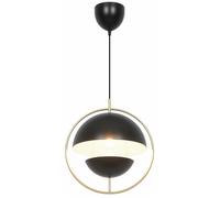 Nordlux Lampada a sospensione Tavia, nera, Ø 33 cm, metallo Nordlux